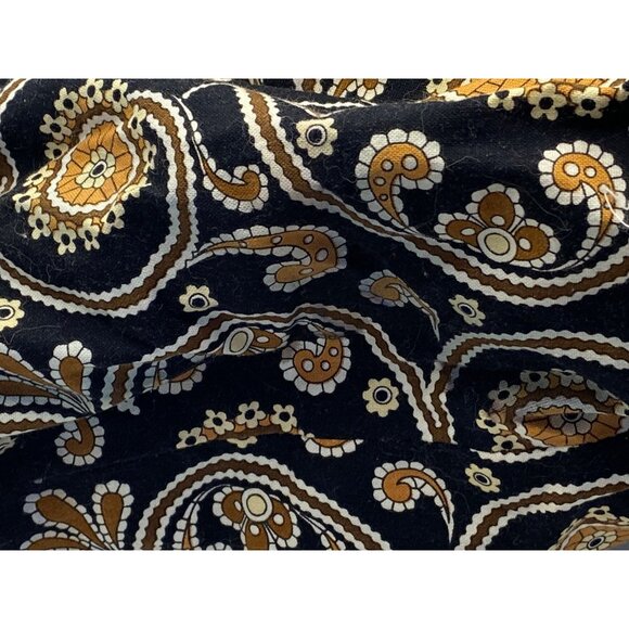 Vintage  Vera  Bradley Paisley Print Drawstring Cafe Latte Ditty Bag - Picture 5 of 11